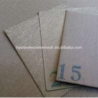 10 20 30 40 60 80 micron 316L material Metal Nonwoven Filter Cloth for Chemical fiber industry